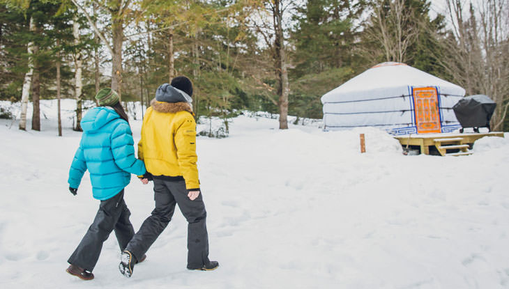 invierno glamping